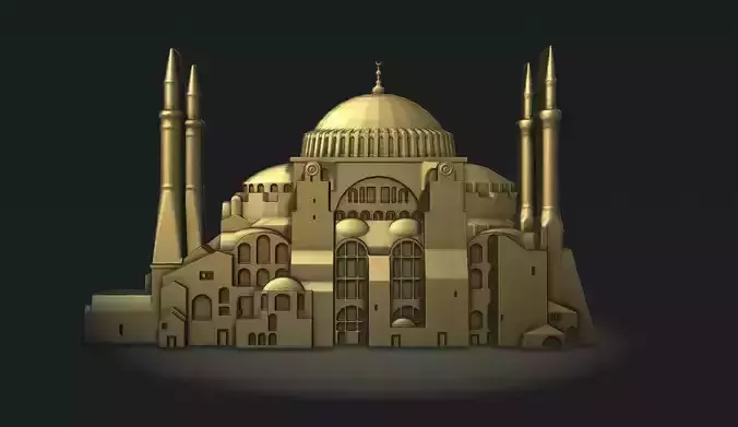 Hagia Sophia 3D print model