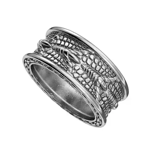 N184 Dragon nail ring