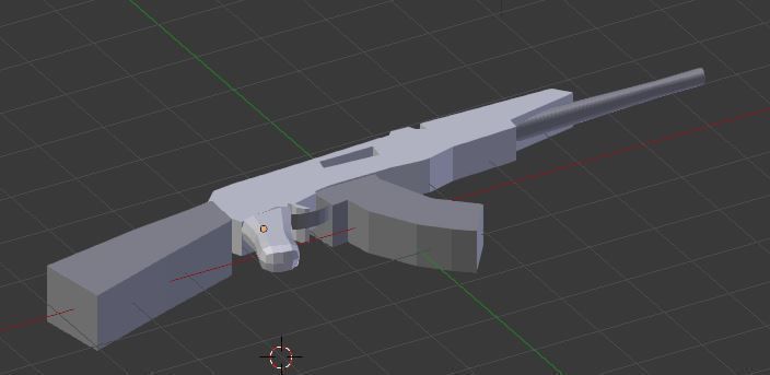 AK 47 ASSAULT RIFLE 3D model_2