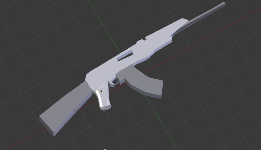 AK 47 ASSAULT RIFLE 3D model_1