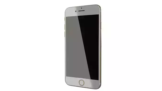Iphone 7 gold mockup 3D model