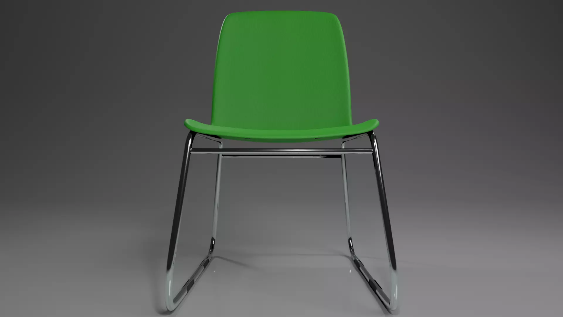 Plastic Chair Free 3D model_0