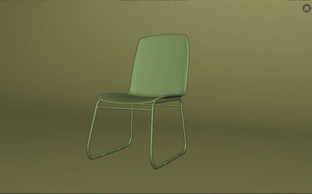 Plastic Chair Free 3D model_6