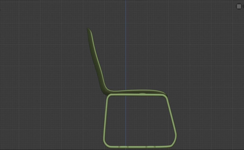 Plastic Chair Free 3D model_4