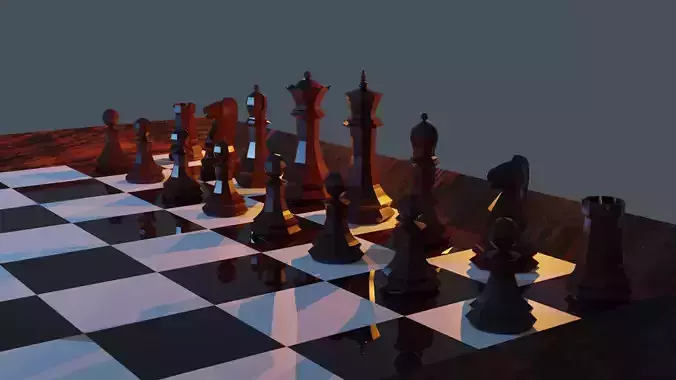 Chess Board and Pieces