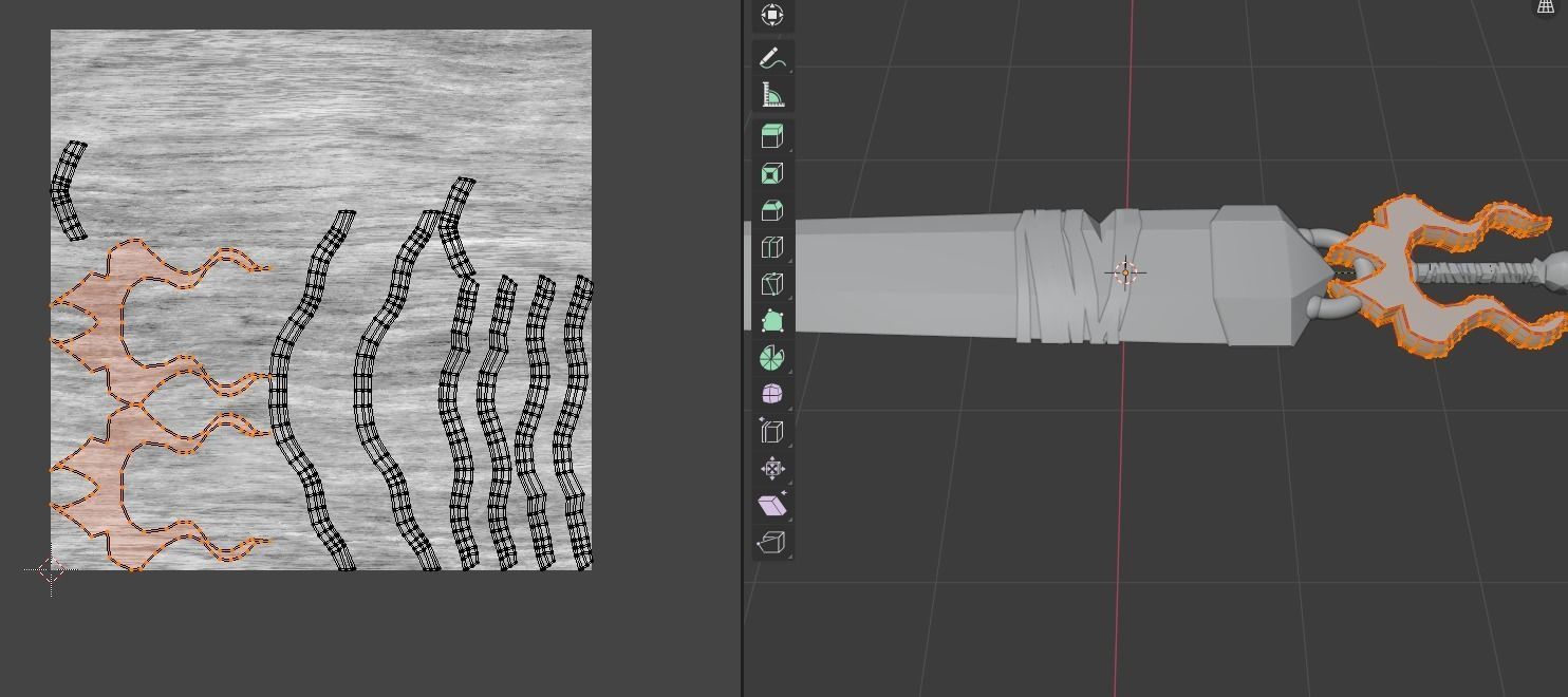 Crystal Greatsword - Low Poly Low-poly 3D model_18