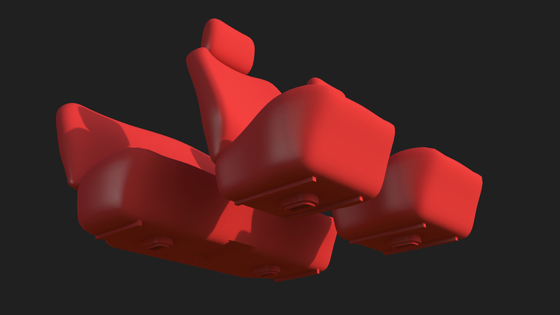 Volkswagen Golf II Country - Body and Interior 3D print model_20