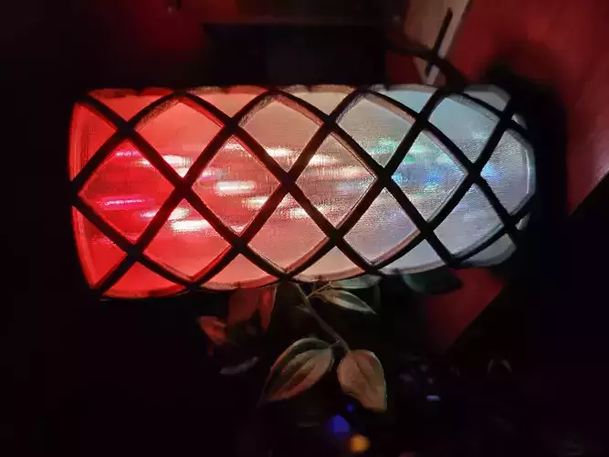 Wire helix lamp 3D print model