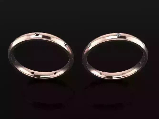 Dainty Infinity Diamond Band Ring and Fashion Wear Size9