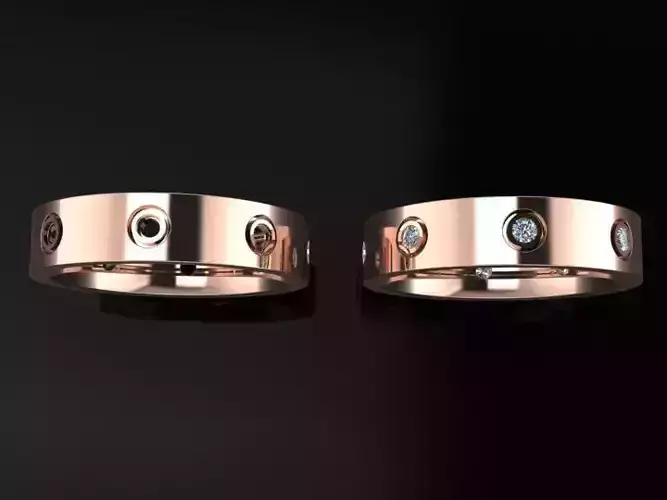 Infinity Diamond Box Band Ring Engagement Fashion Size7