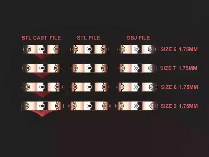 Infinity Diamond Box Band Ring Engagement Fashion Mix Sizes