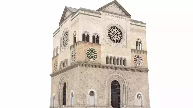 Italian Church high detailed model
