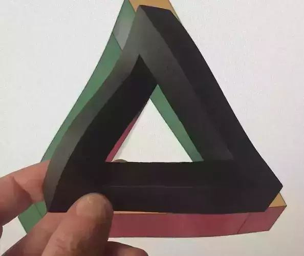 Penrose Triangle 3D print model
