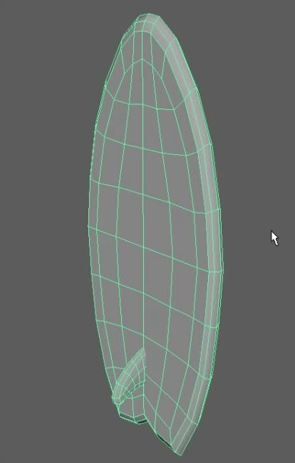 Surfboard 3D model_2