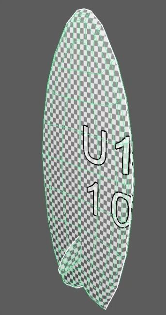 Surfboard 3D model_4