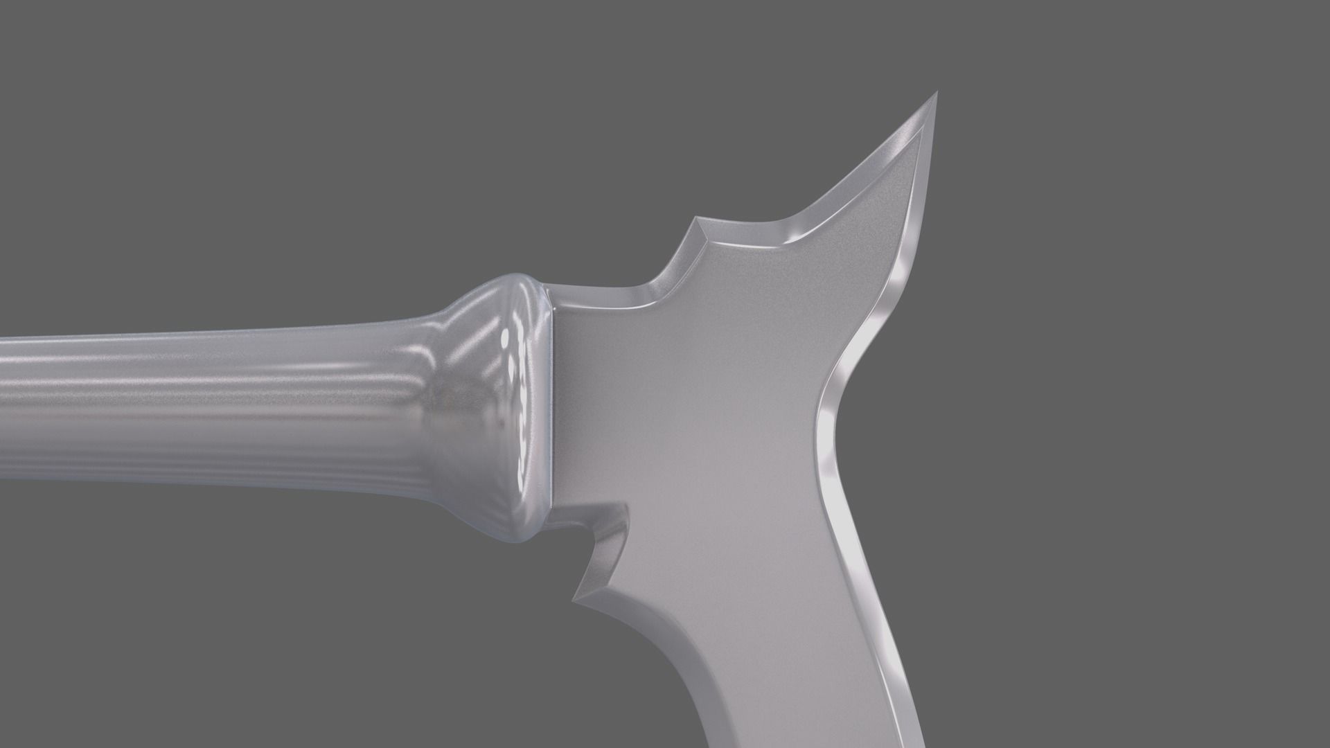 Battle scythe 3D model_5