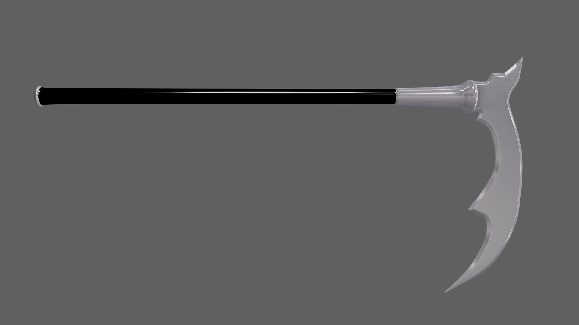 Battle scythe 3D model_1