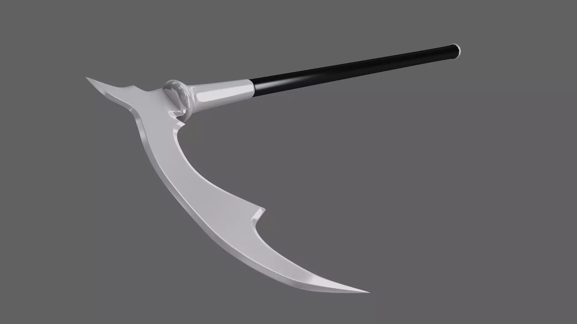 Battle scythe 3D model_0