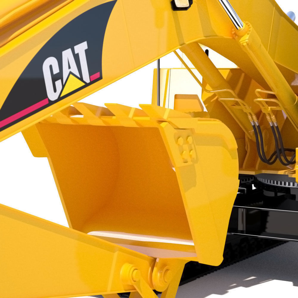 Compact Excavator Cat 321 3D model_14