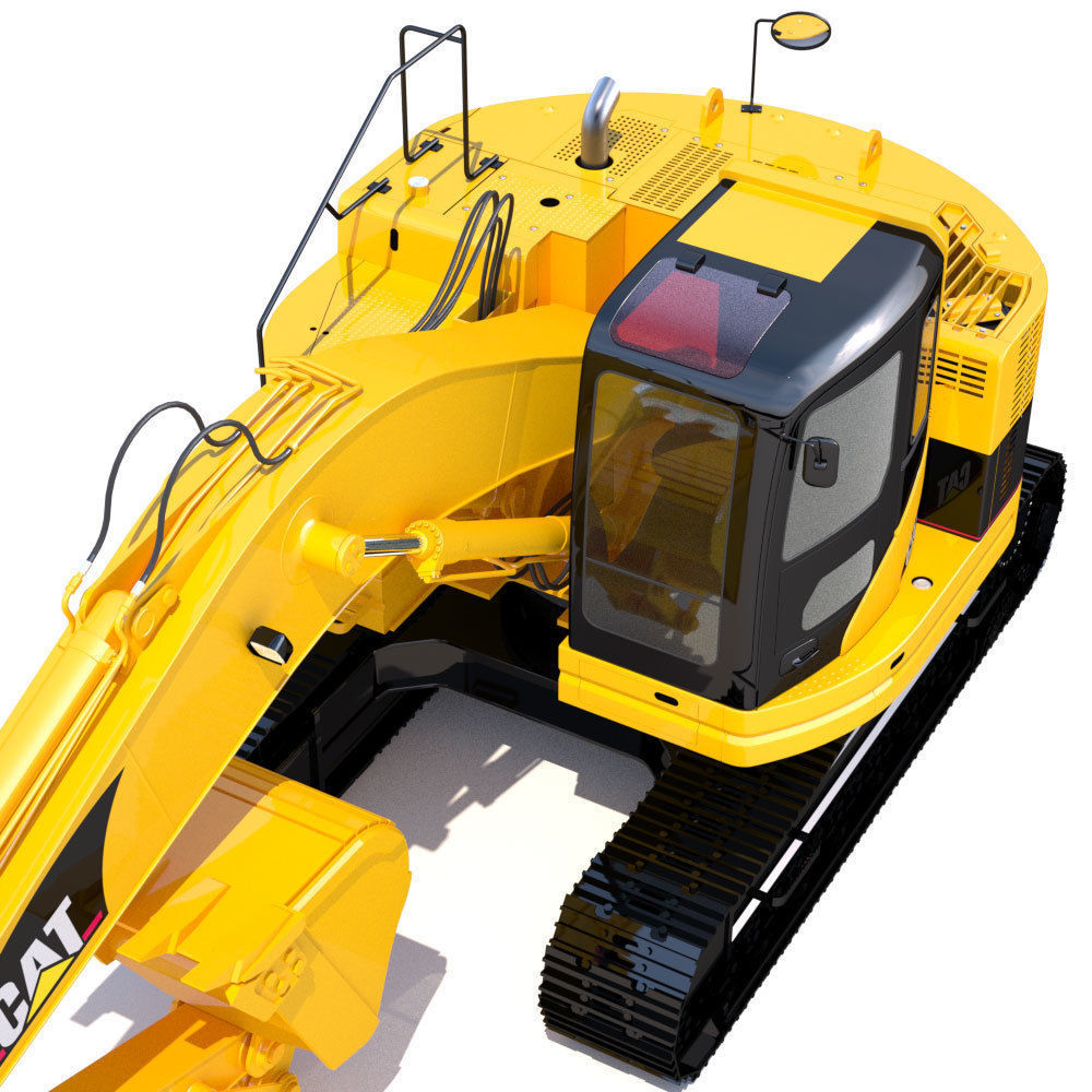 Compact Excavator Cat 321 3D model_15