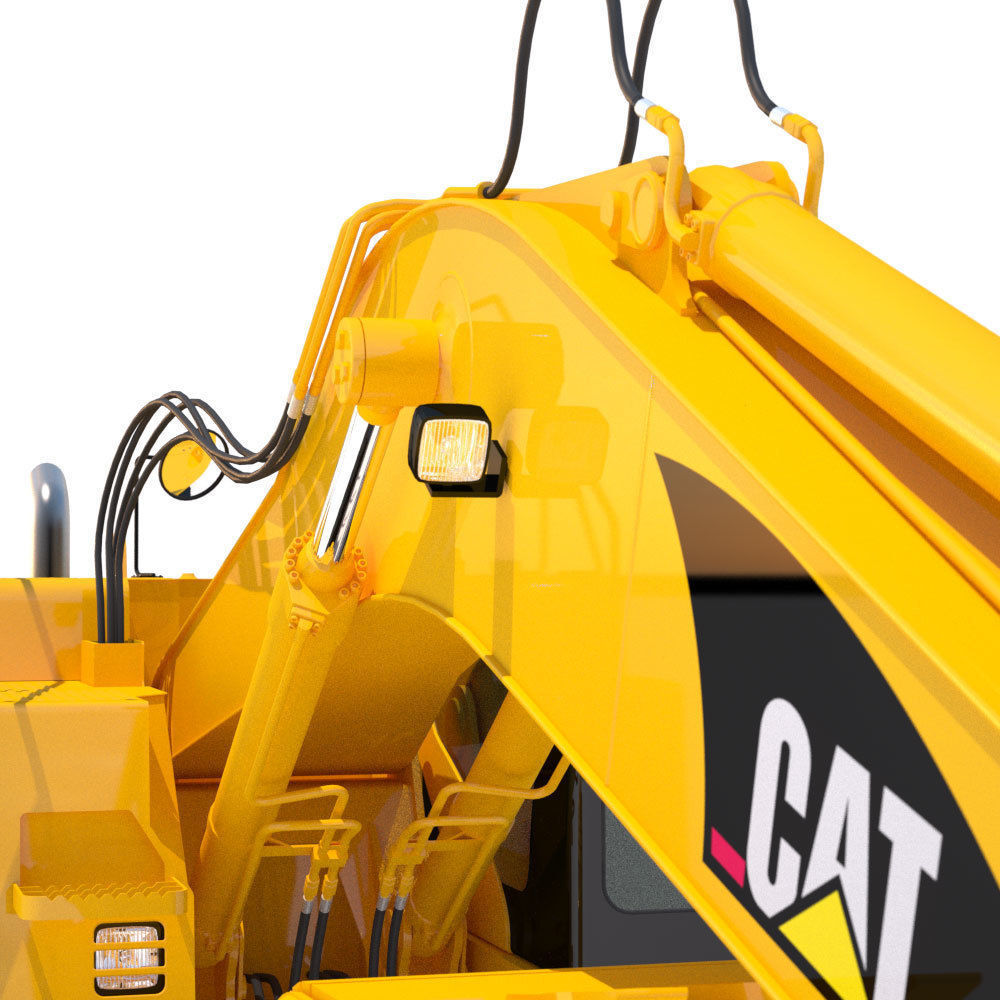 Compact Excavator Cat 321 3D model_18