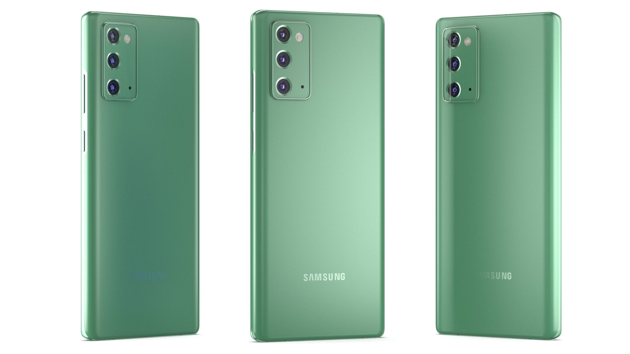Samsung Galaxy Note 20 All Colors 3D model_29