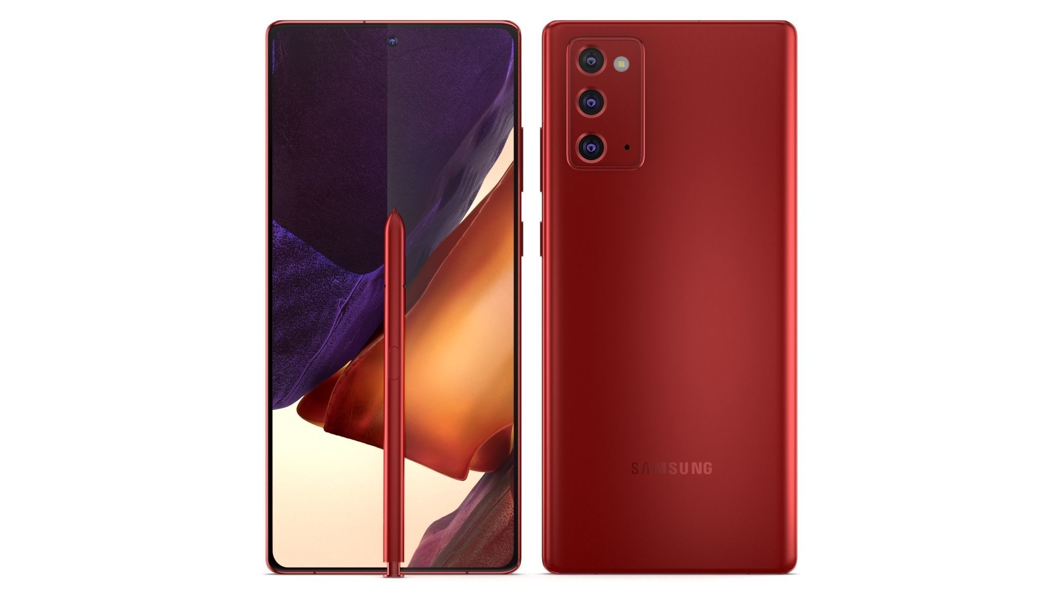 Samsung Galaxy Note 20 All Colors 3D model_31