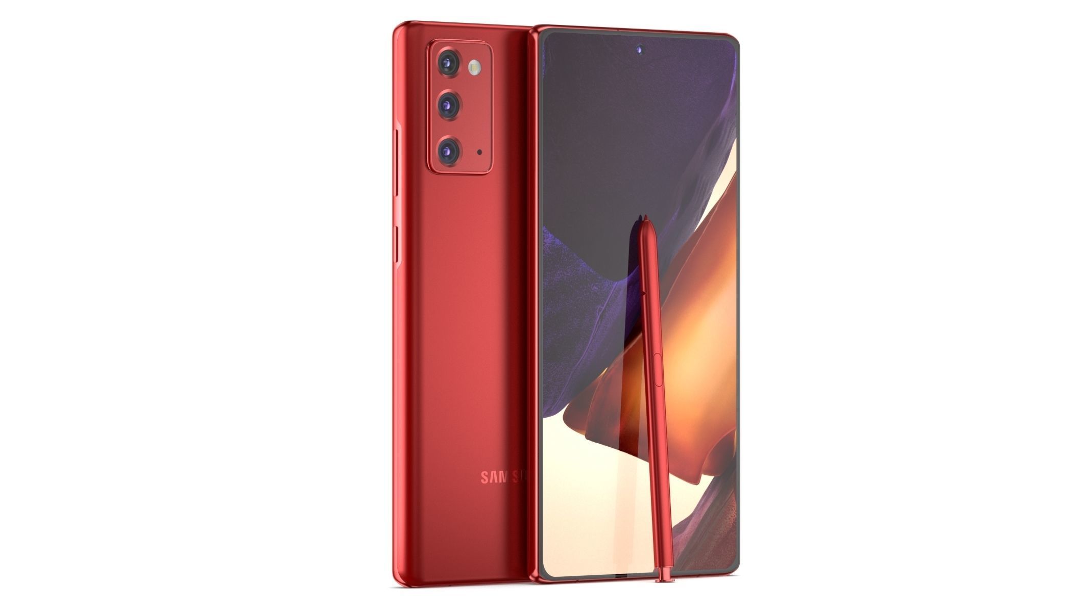 Samsung Galaxy Note 20 All Colors 3D model_32