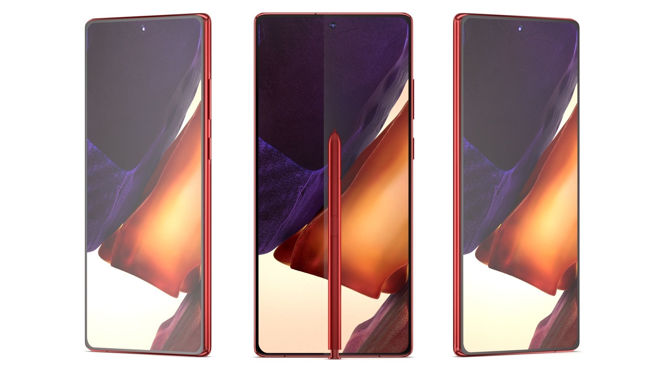 Samsung Galaxy Note 20 All Colors 3D model_38