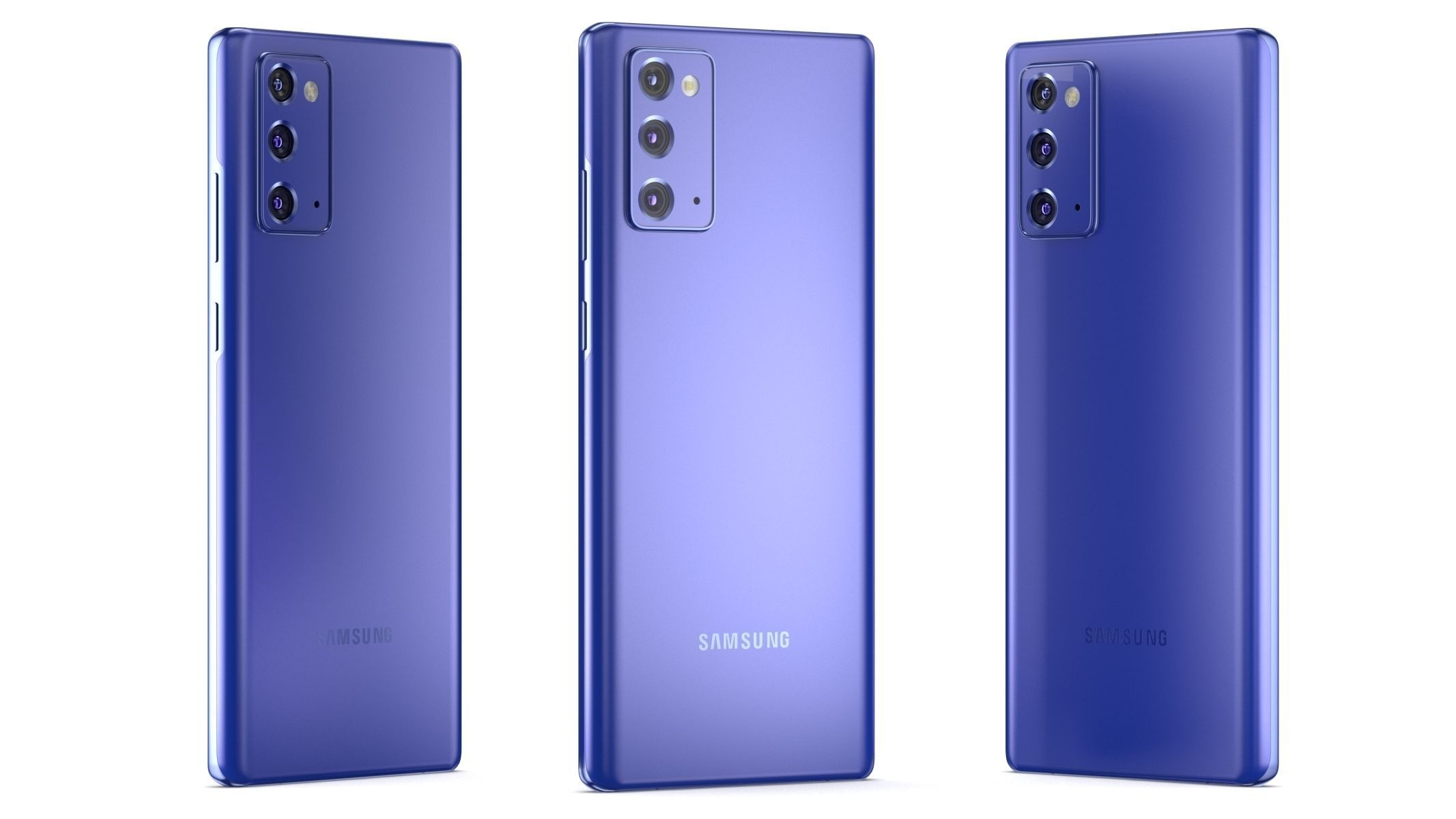 Samsung Galaxy Note 20 All Colors 3D model_9