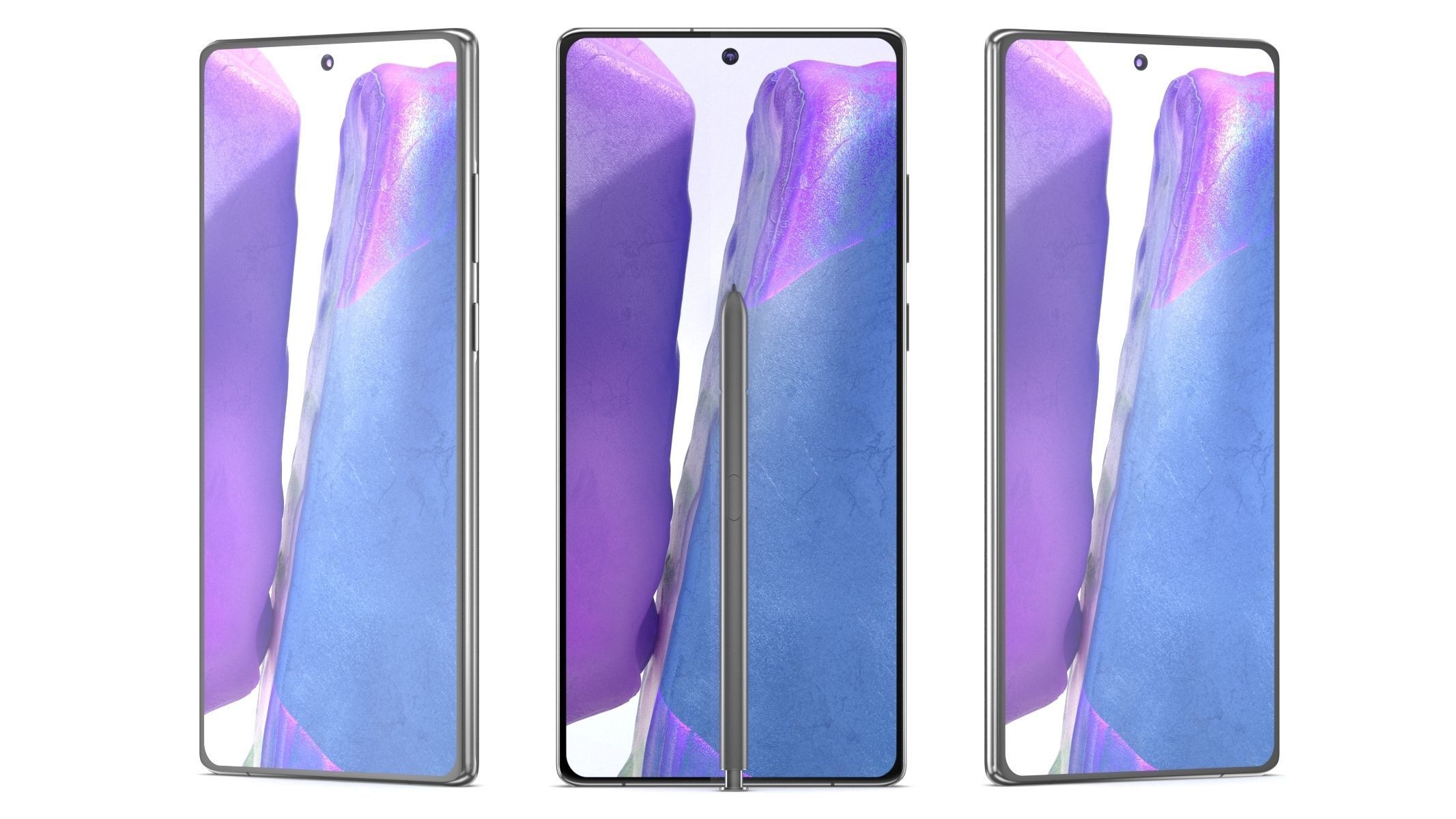 Samsung Galaxy Note 20 All Colors 3D model_18