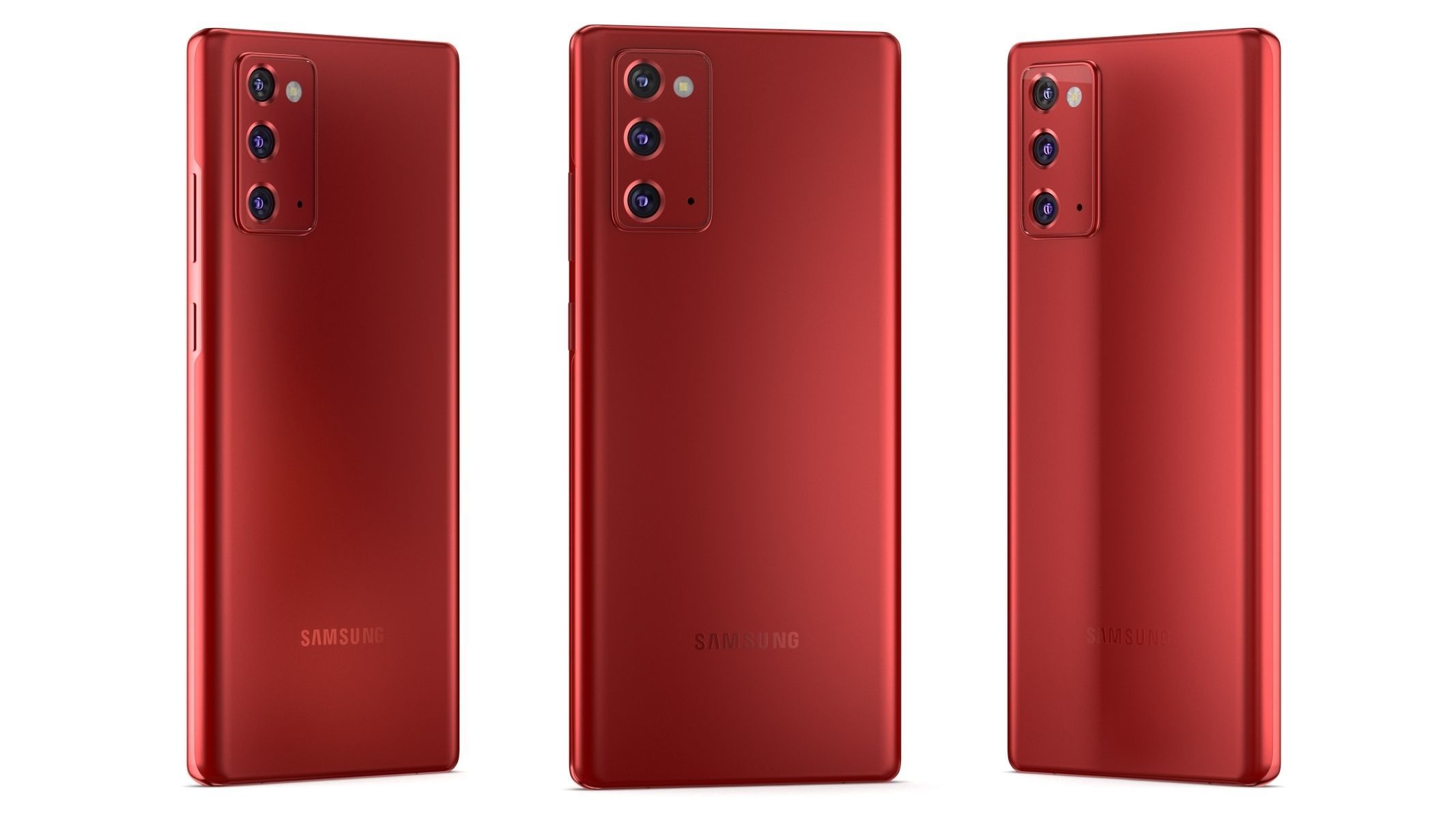 Samsung Galaxy Note 20 All Colors 3D model_39