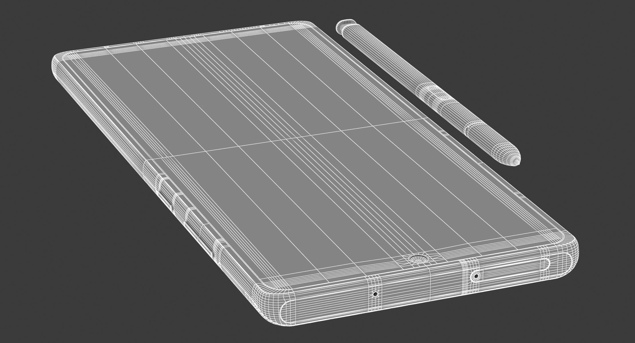 Samsung Galaxy Note 20 All Colors 3D model_43