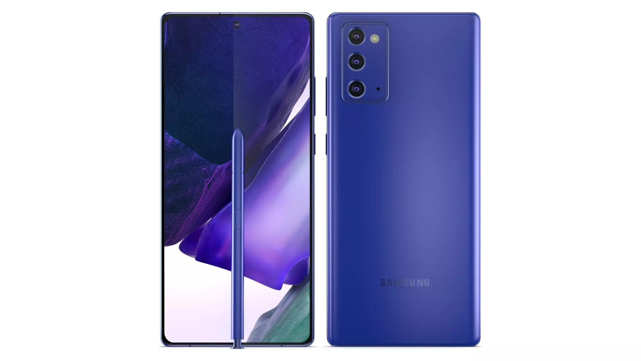 Samsung Galaxy Note 20 Mystic Blue 3D model_0