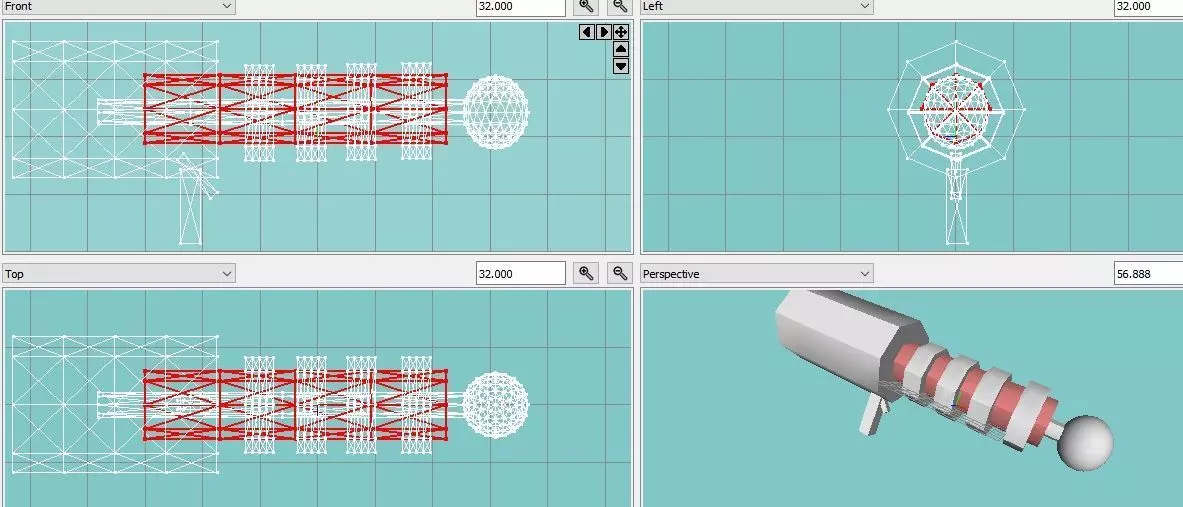 teslarifle new variant Free low-poly 3D model