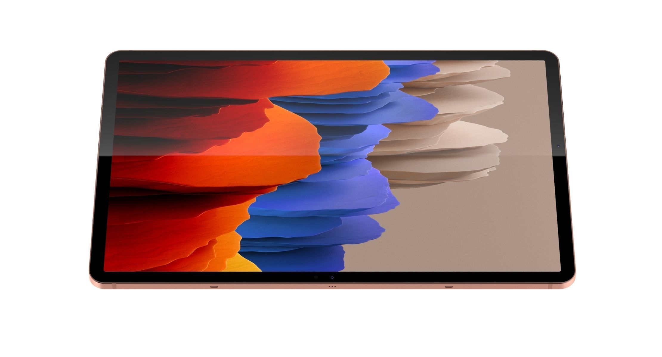 Samsung Galaxy Tab S7 Mystic Bronze 3D model_3