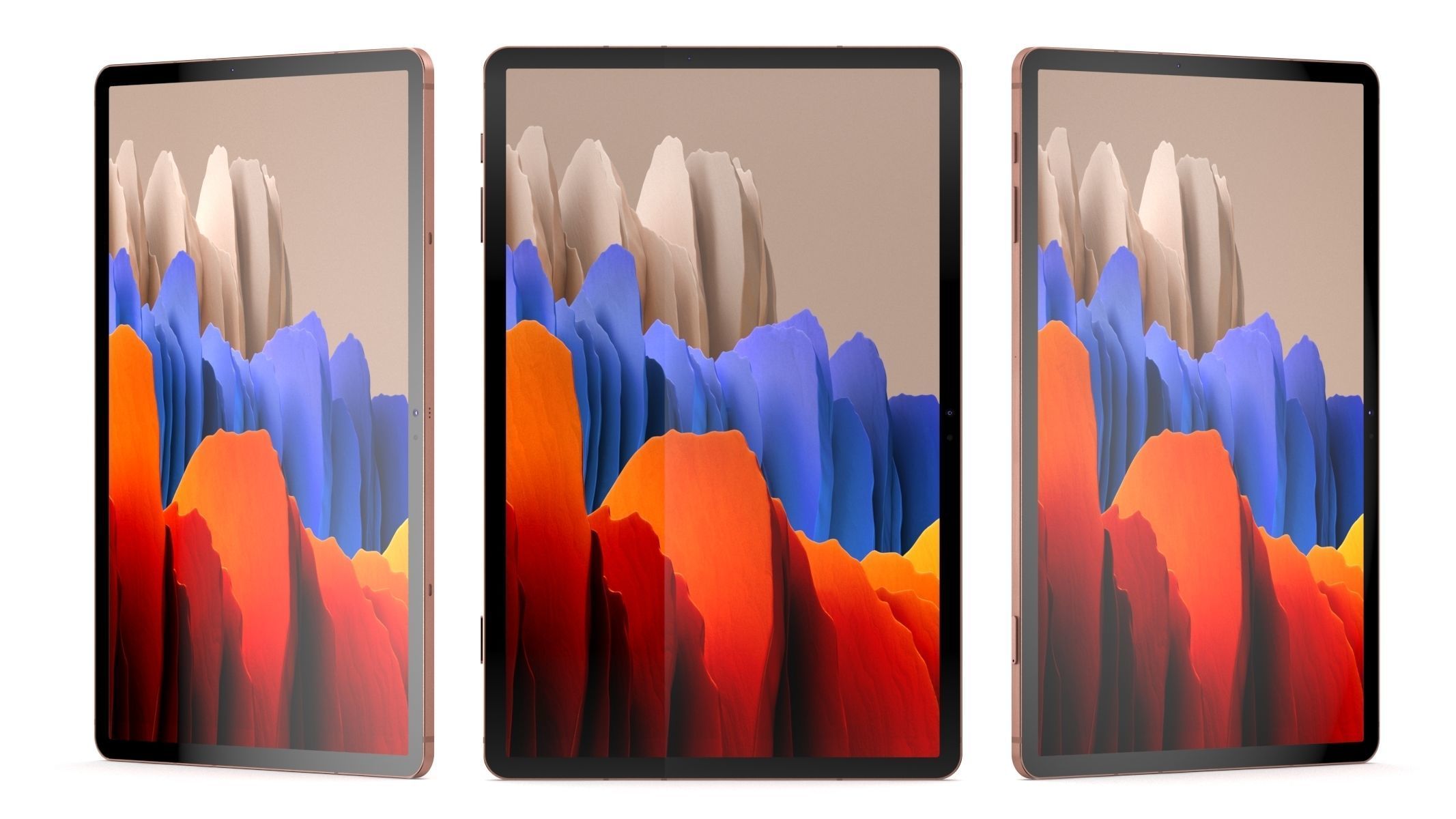 Samsung Galaxy Tab S7 Mystic Bronze 3D model_7
