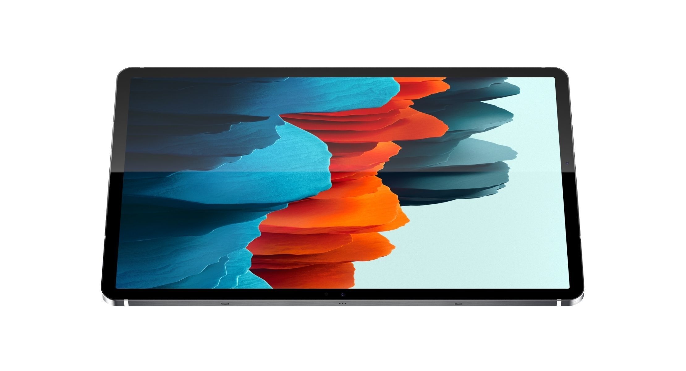 Samsung Galaxy Tab S7 Mystic Silver 3D model_3