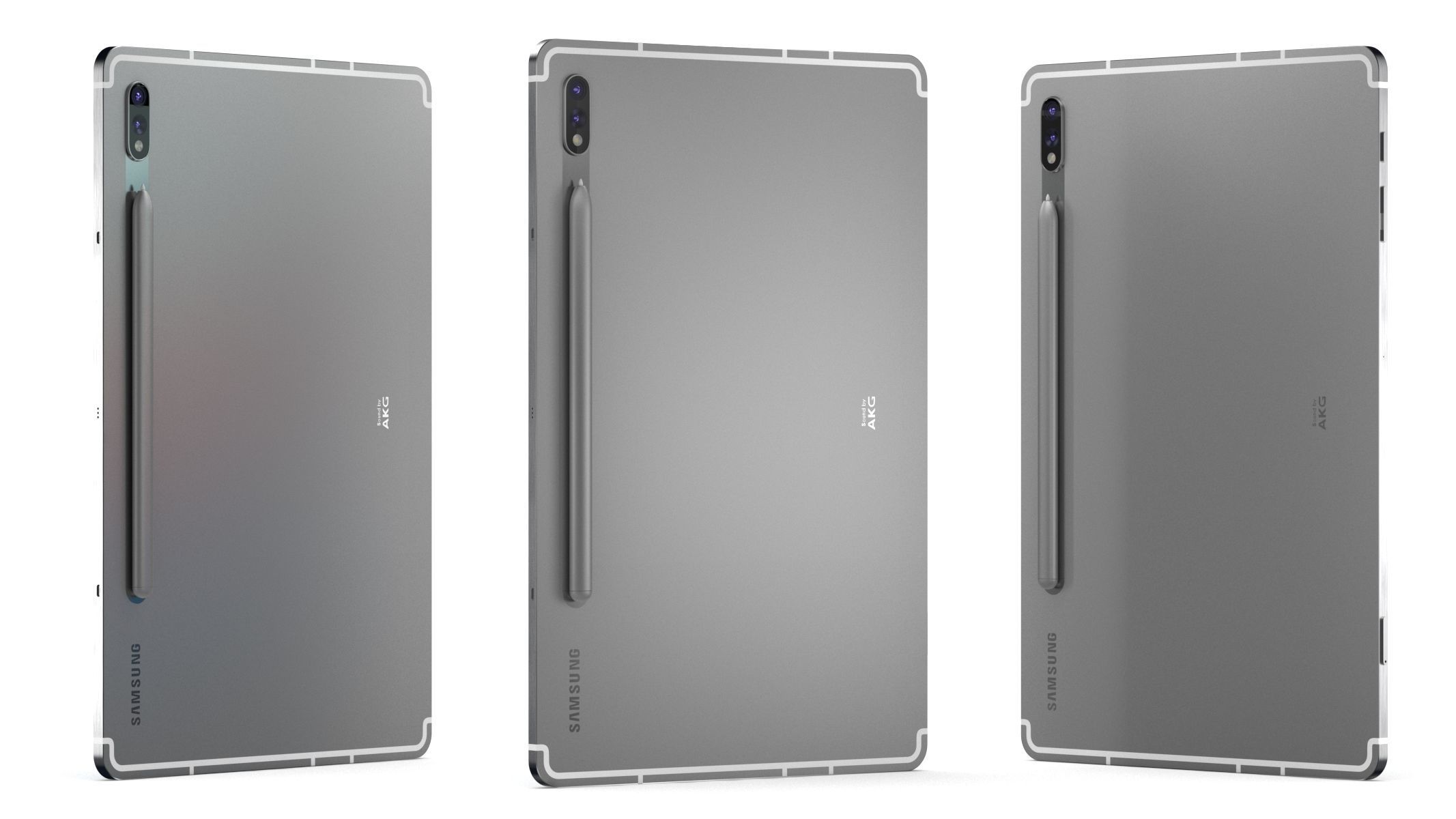 Samsung Galaxy Tab S7 Mystic Silver 3D model_8