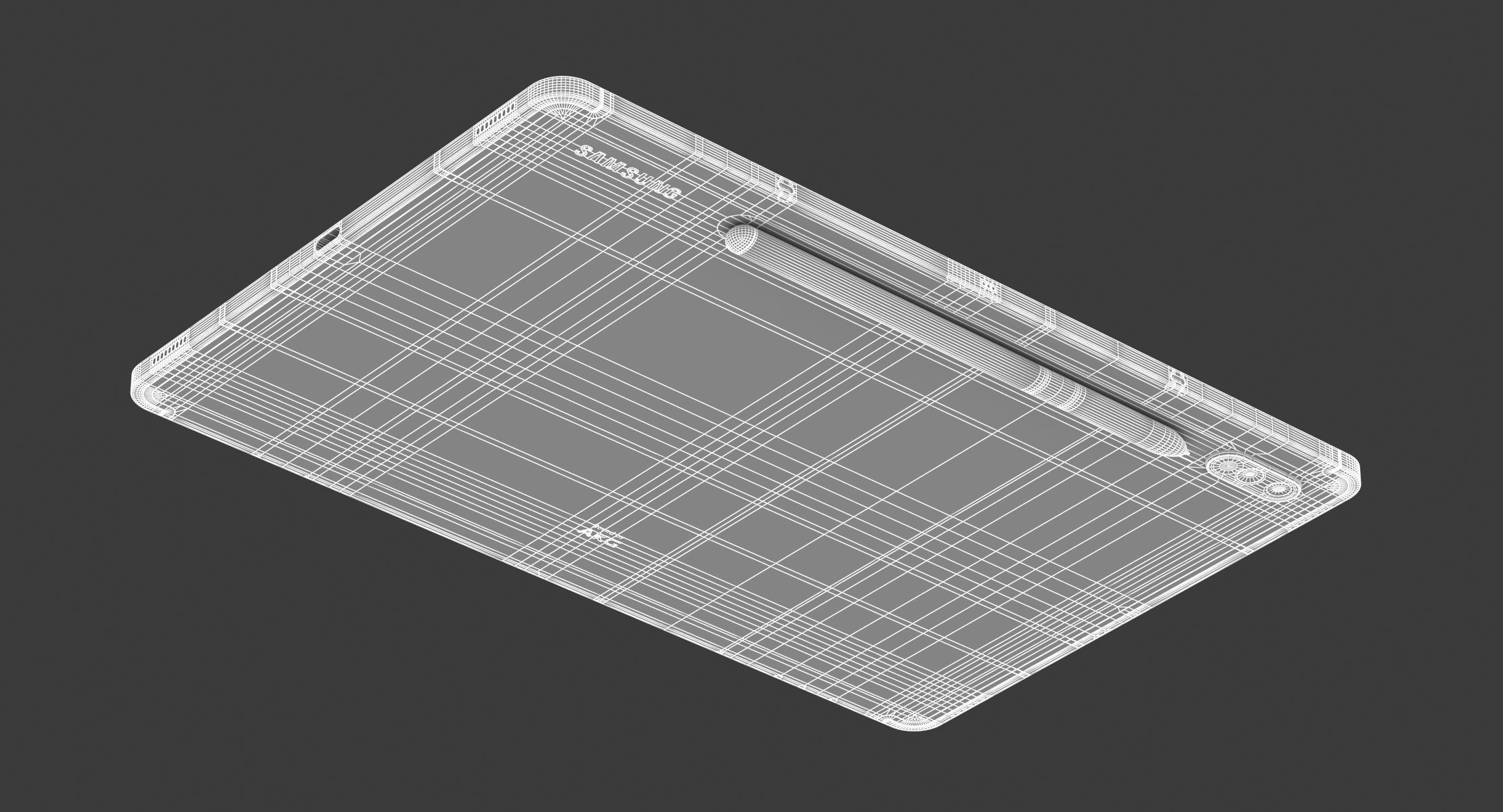 Samsung Galaxy Tab S7 Mystic Silver 3D model_11