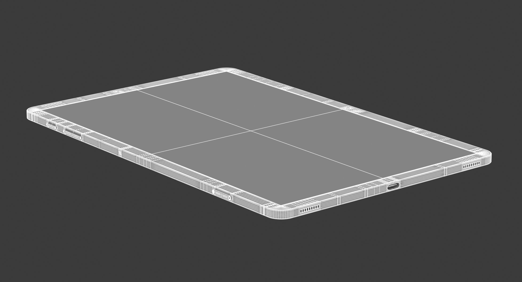 Samsung Galaxy Tab S7 Mystic Silver 3D model_13