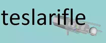 tesla rifle model X2 Free low-poly 3D model