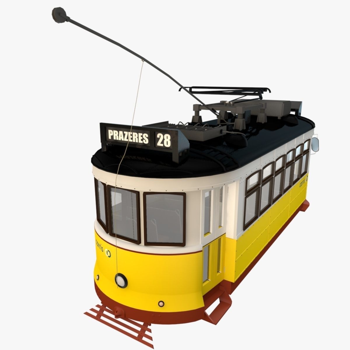 LISBON TRAM 3D model_6