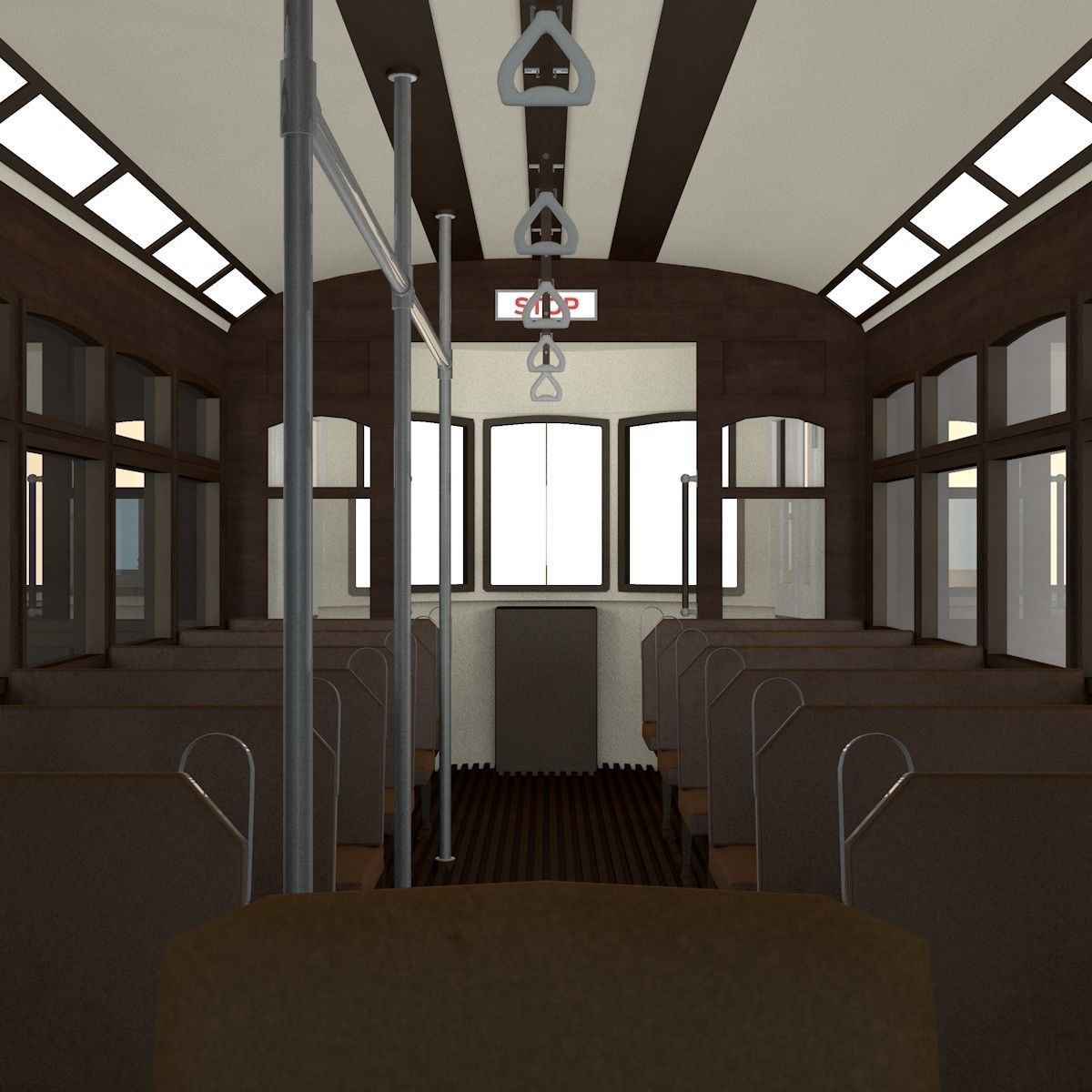 LISBON TRAM 3D model_8