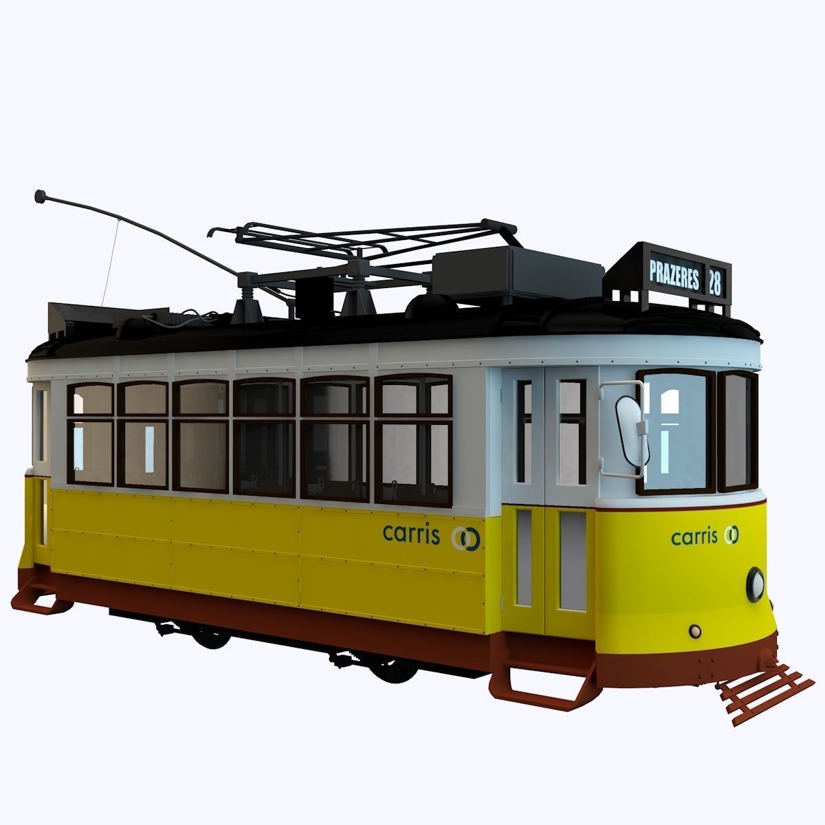 LISBON TRAM 3D model_1