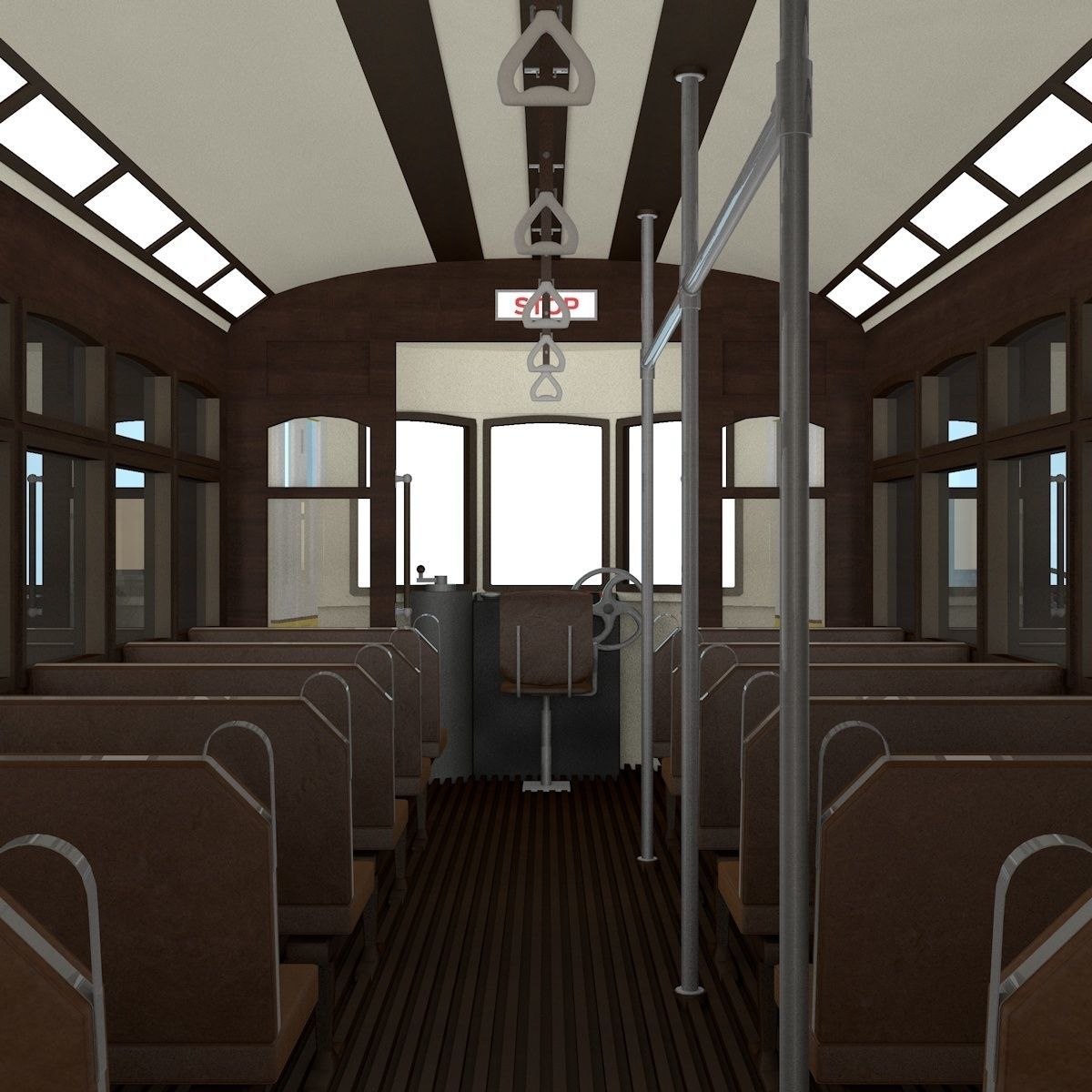 LISBON TRAM 3D model_9
