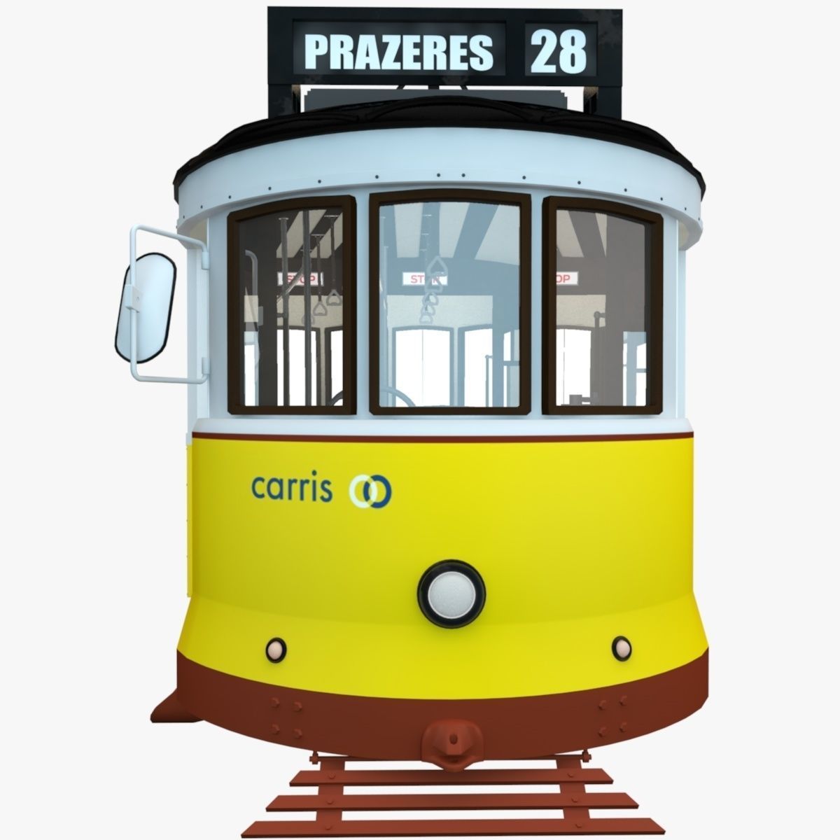 LISBON TRAM 3D model_4