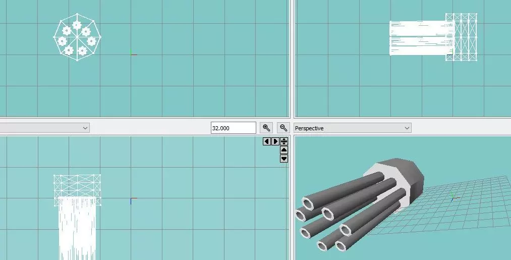mini mini gun Free low-poly 3D model_0