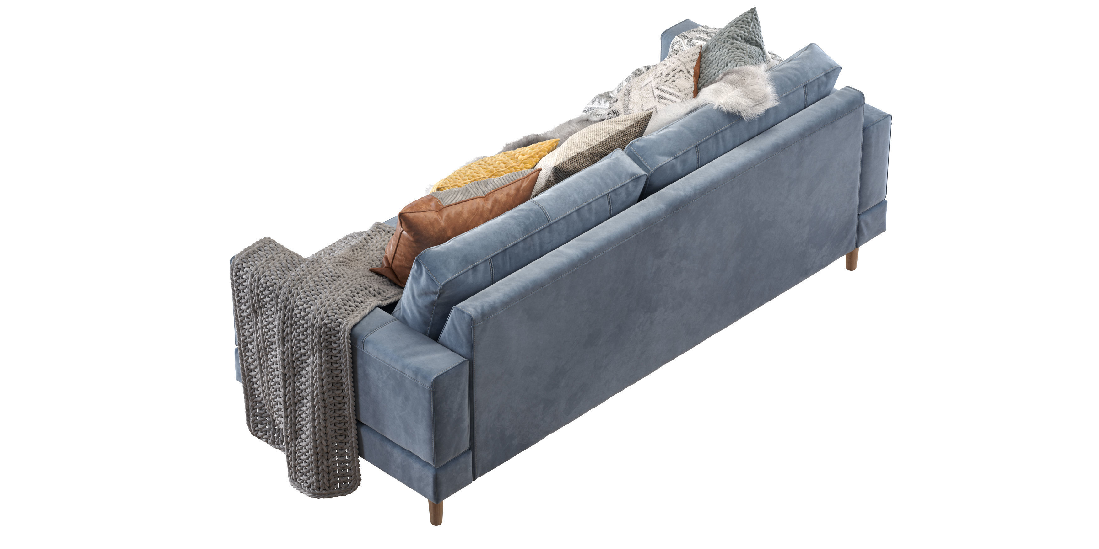 Capri sofa 210 cm 2 3D model_6