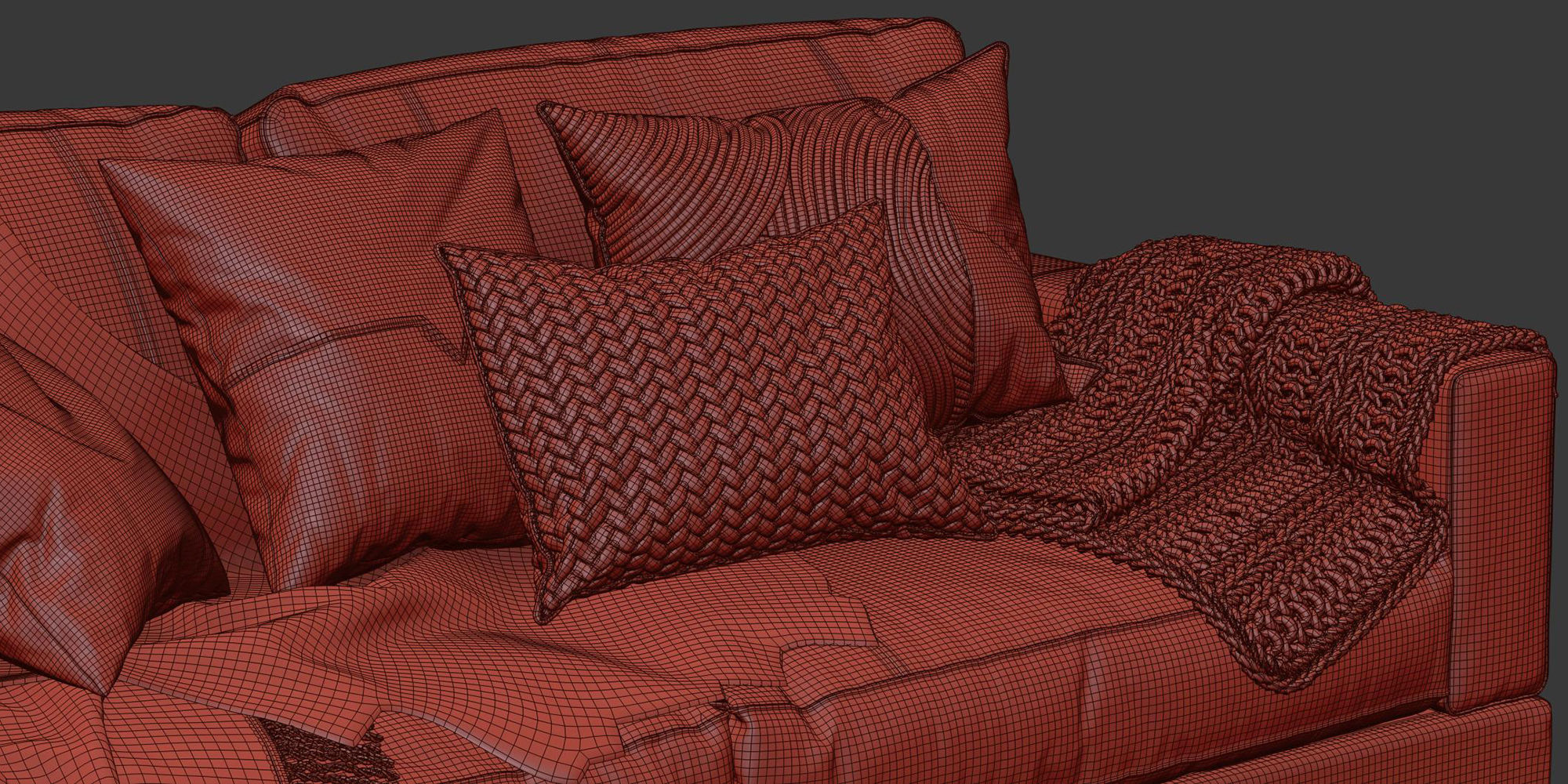 Capri sofa 210 cm 2 3D model_14